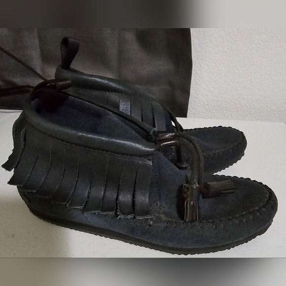 Rag and  bone blue suede moccasin size 5.5 - Picture 3 of 5
